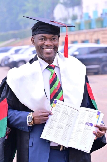 A Founder Returns to Class! King Ceasor’s Inspiring Academic Victory at Makerere