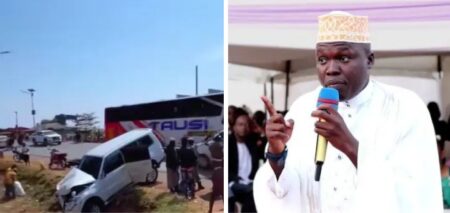 GOD IS GOOD!! Muslim Cleric Sheikh Shafik Mafo Survives Road Accident In Masaka After Vehicle Crash